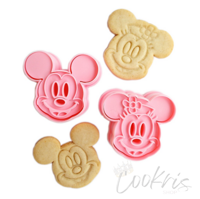 Set Decupatoare Biscuiti Mickey Minnie Mouse