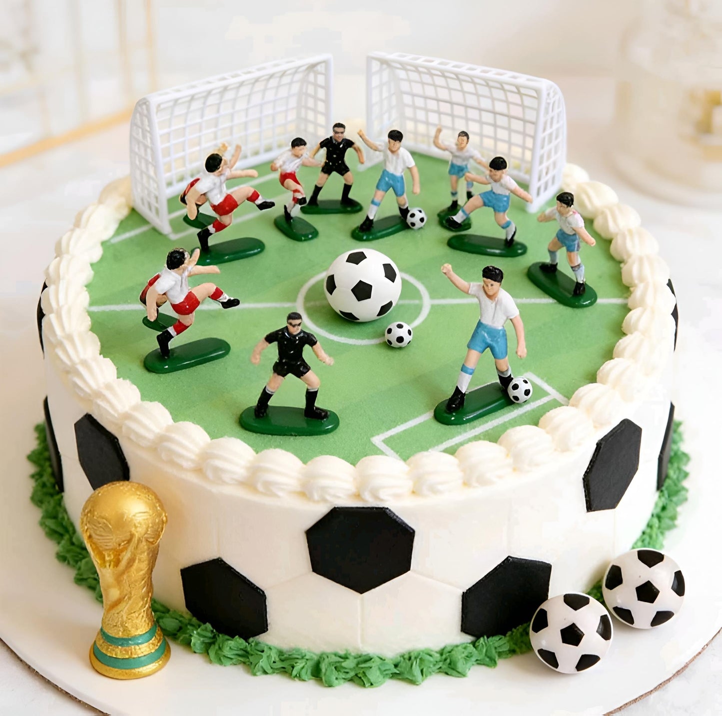 Set Complet Decor Tort Model Fotbal