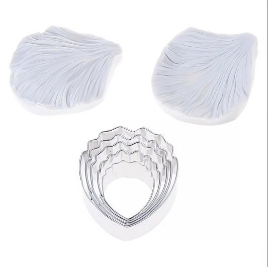 Set Decupatoare Veinere Silicon Bujor