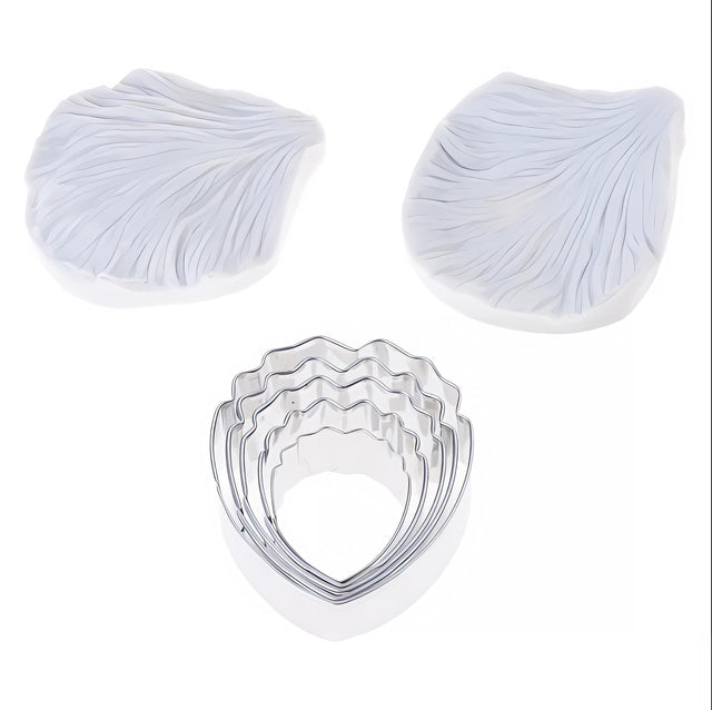 Set Decupatoare Veinere Silicon Bujor