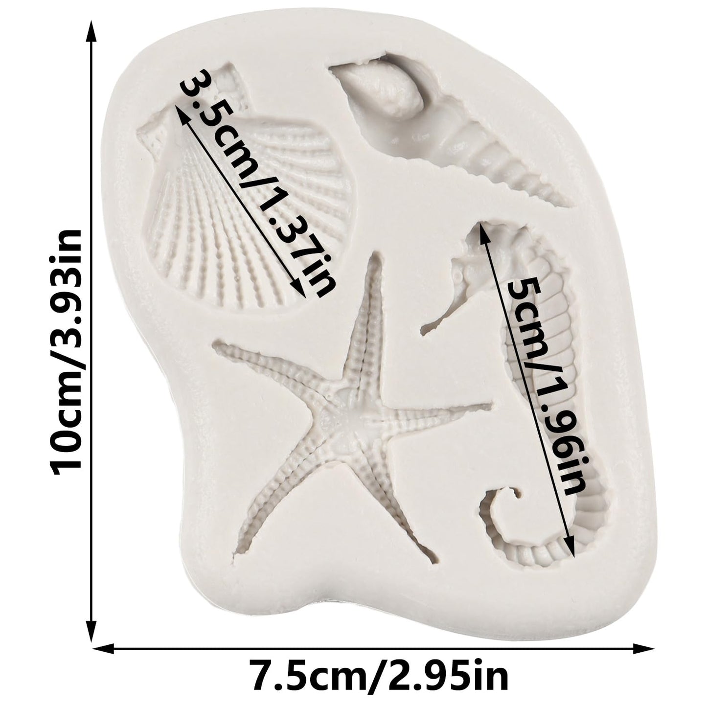 Forma Silicon Vara Scoica Calut de mare Stea de mare