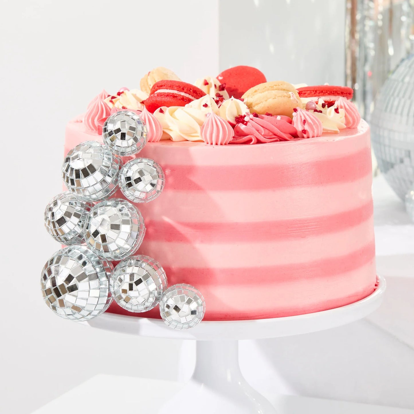 Set 12 Sfere Disco Decor Tort